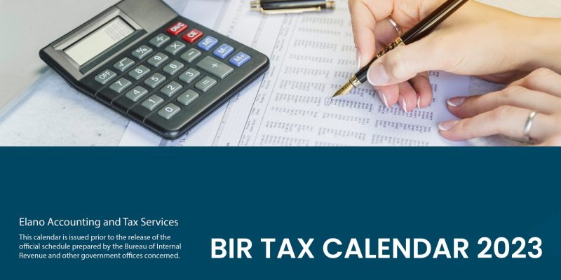 bir tax calendar 2023